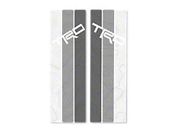 Taco Vinyl Rear Window Stripes with Topography; Gray Scheme (10-24 4Runner)