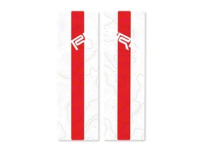 Taco Vinyl Rear Window Stripes with Topography; Japan Scheme (10-24 4Runner)
