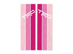 Taco Vinyl Rear Window Stripes with Topography; Pink Scheme (10-24 4Runner)