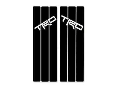 Taco Vinyl Rear Window Stripes with Topography; SATIN Black (10-24 4Runner)