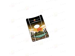 Taco Vinyl Slim Key Fob Decal; Lake Sunset (2025 4Runner)