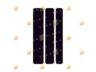Taco Vinyl Small Universal Stripes; All Black (Universal; Some Adaptation May Be Required)