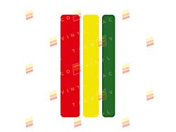 Taco Vinyl Small Universal Stripes; Rasta Scheme (Universal; Some Adaptation May Be Required)