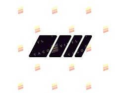 Taco Vinyl 4Wave Decal; All Black Scheme (Universal; Some Adaptation May Be Required)