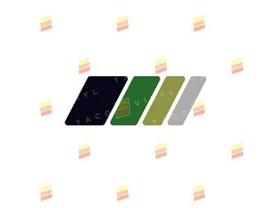 Taco Vinyl 4Wave Decal; Green Scheme (Universal; Some Adaptation May Be Required)