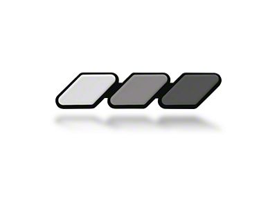 Taco Vinyl Grille Badge; Gray Scheme (Universal; Some Adaptation May Be Required)