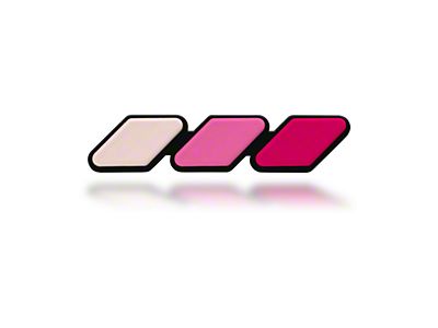 Taco Vinyl Grille Badge; Pink Scheme (Universal; Some Adaptation May Be Required)