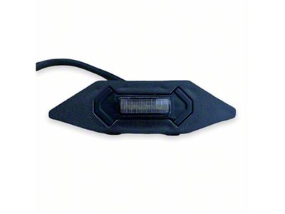 Taco Vinyl Grille Lights; Smoke White (16-23 Tacoma TRD Off-Road)