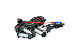 Taco Vinyl Grille Lights; White (16-23 Tacoma TRD Pro)