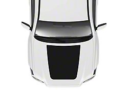 Taco Vinyl Hood Stamp Decal; All Satin Black (16-23 Tacoma SR5, TRD Off-Road)