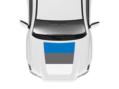 Taco Vinyl Hood Stamp Decal; Bermuda (16-23 Tacoma SR5, TRD Off-Road)