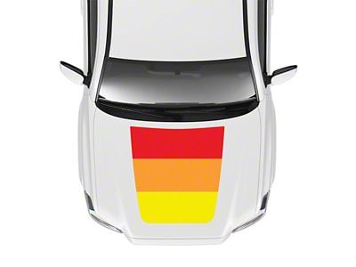 Taco Vinyl Hood Stamp Decal; Classic (16-23 Tacoma SR5, TRD Off-Road)