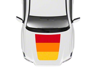 Taco Vinyl Hood Stamp Decal; Heritage (16-23 Tacoma SR5, TRD Off-Road)