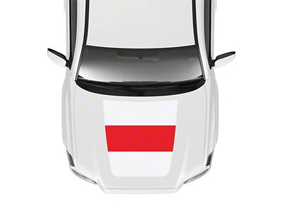 Taco Vinyl Hood Stamp Decal; Japan (16-23 Tacoma SR5, TRD Off-Road)