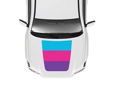 Taco Vinyl Hood Stamp Decal; Lady Owned Toyota (16-23 Tacoma SR5, TRD Off-Road)