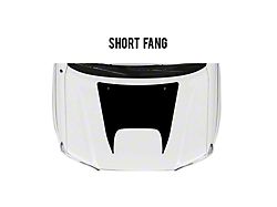 Taco Vinyl Hood Stamp Decal; Satin Black (05-15 Tacoma w/ Hood Scoop)