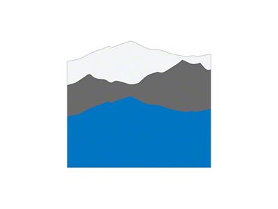 Taco Vinyl Tailgate Mountain Decal; Bermuda Scheme (16-23 Tacoma)