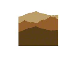 Taco Vinyl Tailgate Mountain Decal; Desert Scheme (16-23 Tacoma)
