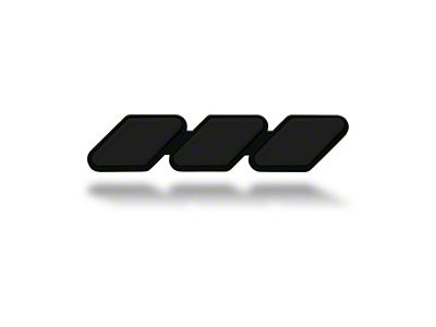 Taco Vinyl Grille Badge; All Black Scheme (Universal; Some Adaptation May Be Required)