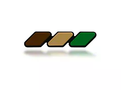 Taco Vinyl Grille Badge; Earth Scheme (Universal; Some Adaptation May Be Required)