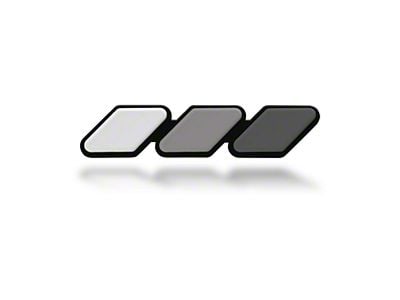 Taco Vinyl Grille Badge; Gray Scheme (Universal; Some Adaptation May Be Required)