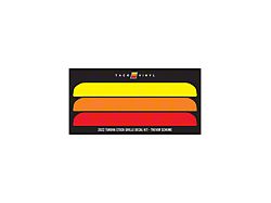Taco Vinyl Grille Decal Kit; Classic Scheme (22-25 Tundra w/ TRD Grille)