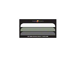 Taco Vinyl Grille Decal Kit; Lunar Rock Scheme (22-25 Tundra w/ TRD Grille)