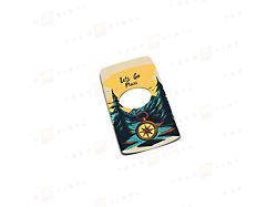 Taco Vinyl Key Fob Decal; Compass Lets Go Places (19-21 Tundra)