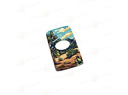 Taco Vinyl Key Fob Decal; Desert Landscape (19-21 Tundra)