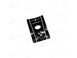 Taco Vinyl Slim Key Fob Decal; Dark Mountains Topo (22-25 Tundra)