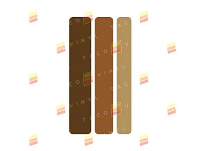 Taco Vinyl Small Universal Stripes; Desert Scheme (Universal; Some Adaptation May Be Required)