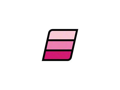 Taco Vinyl Hitch Cover; Pink Scheme (Universal; Some Adaptation May Be Required)