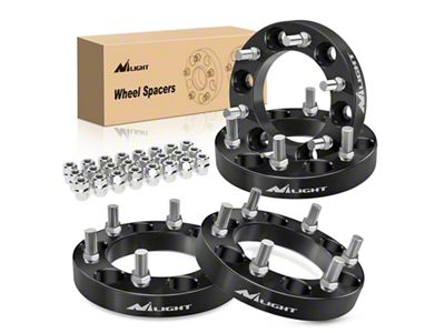 1-Inch Billet Aluminum Hubcentric 6-Lug Wheel Spacers; Set of 4 (05-23 Tacoma)