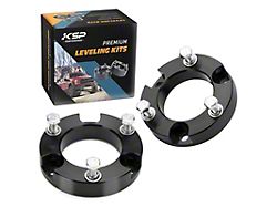 1.50-Inch Front Leveling Spacer Kit; Black (05-23 6-Lug Tacoma)
