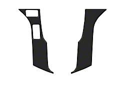 2-Button Steering Wheel Accent Trim; Matte Black (16-23 Tacoma)
