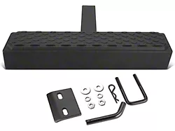2-Inch Receiver Hitch Flat Step Board; Black (Universal; Some Adaptation May Be Required)
