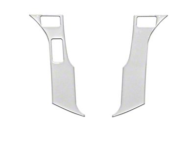 3-Button Steering Wheel Accent Trim; Silver Sky Metallic (16-23 Tacoma)
