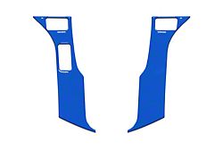3-Button Steering Wheel Accent Trim; Voodoo Blue (16-23 Tacoma)