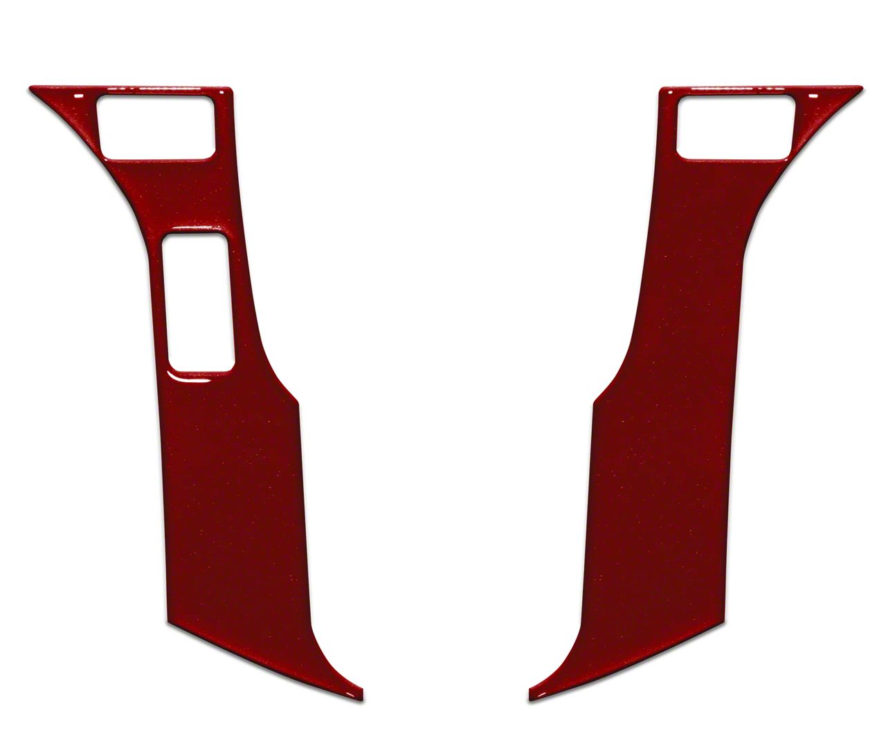 Tacoma 3-Button Steering Wheel Accent Trim; Ruby Red (16-23 Tacoma