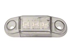 3-Diode Sealed Running Light; Amber LED; Clear Lens (Universal; Some Adaptation May Be Required)