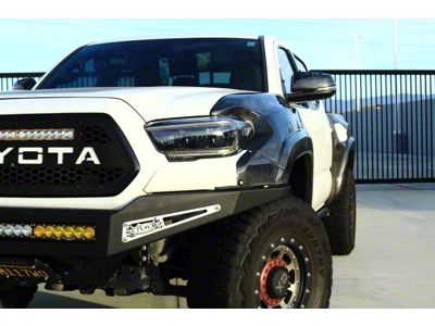 3-Inch Bulge Fenders; Fiberglass (16-23 Tacoma)
