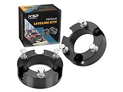 3-Inch Front Leveling Spacer Kit; Black (05-23 6-Lug Tacoma)