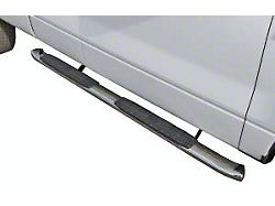 4X Series 4-Inch Oval Side Step Bars; Rocker Mount; Stainless Steel (24-25 Tacoma Double Cab)