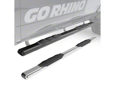 Go Rhino 5-Inch 1000 Series Side Step Bars; Polished (24-25 Tacoma Double Cab)