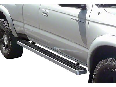 5-Inch iStep Running Boards; Black (24-25 Tacoma Double Cab)