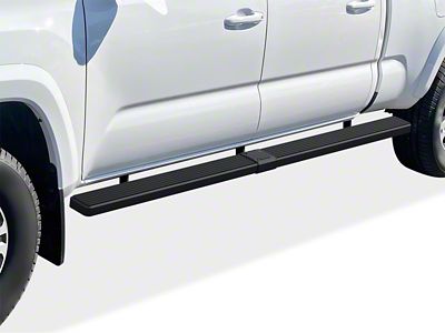 5-Inch iStep Wheel-to-Wheel Running Boards; Black (05-23 Tacoma Double Cab w/ 6-Foot Bed)