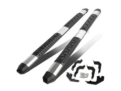 5-Inch Nerf Side Step Bars; Stainless Steel (05-23 Tacoma Access Cab)