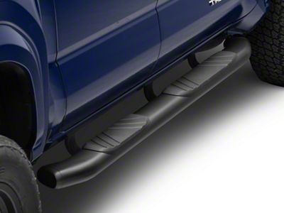 Go Rhino 5-Inch OE Xtreme Composite Side Step Bars; Black (24-25 Tacoma Double Cab)