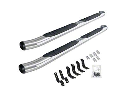 Go Rhino 5-Inch OE Xtreme Composite Side Step Bars; Chrome (24-25 Tacoma Double Cab)