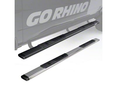 Go Rhino 5-Inch OE Xtreme Low Profile Side Step Bars; Black (24-25 Tacoma Double Cab)